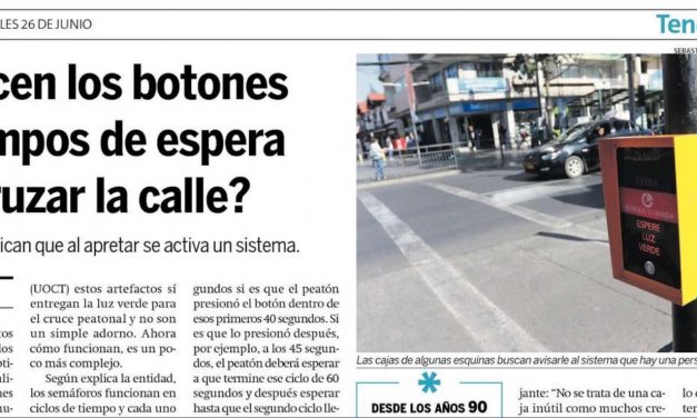 HoyxHoy: ¿Reducen los botones los tiempos de espera para cruzar la calle?