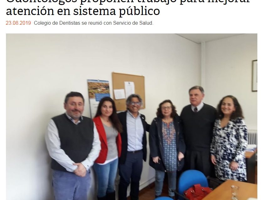 Diario Austral: Odontólogos proponen trabajo para mejorar atención en sistema público