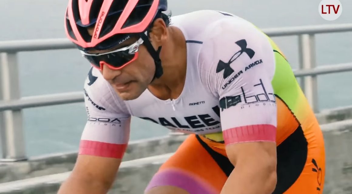 Cristián de la Fuente se prerara para su primer Ironman